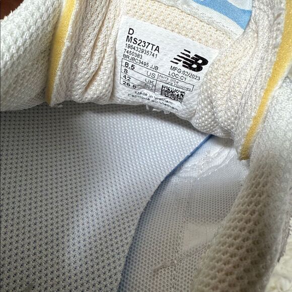 New Balance 237 in Moonbeam/stone pink/blue haze - Picture 5 of 5